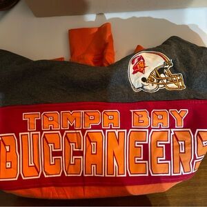 Tampa Bay Buccaneers Starter Gray/Red Extreme Fireballer Throwback hoodie  Large